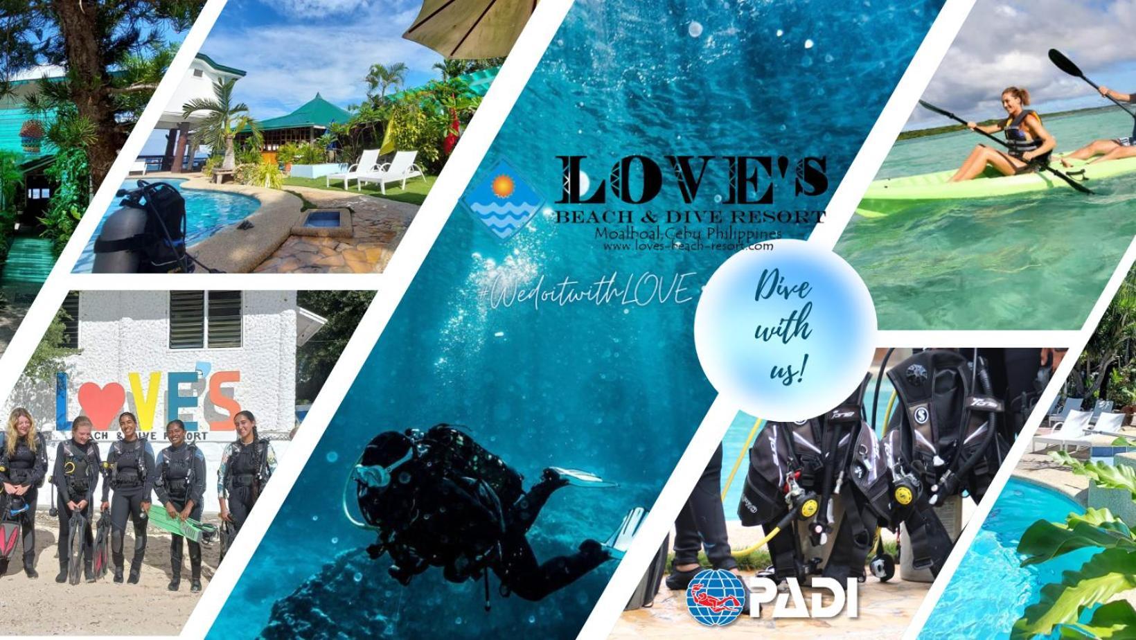 Love'S Beach & Dive Resort Moalboal Eksteriør billede