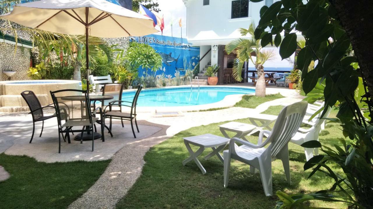 Love'S Beach & Dive Resort Moalboal Eksteriør billede